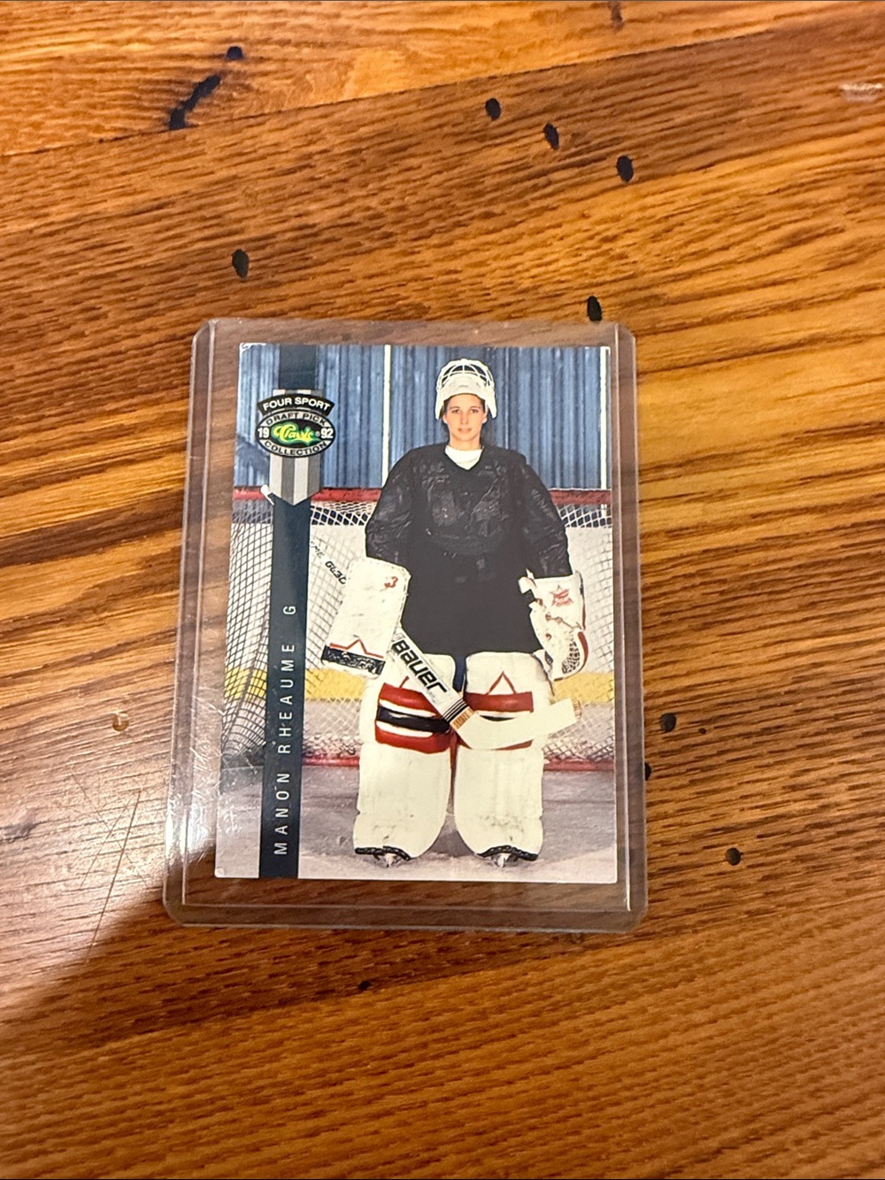 Manon Rheaume Classic Hockey Goalie Card - 1992